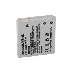 Pin Máy Ảnh Canon NB-4L 1400mAh 3.7V - Tương Thích IXUS 30, 40, 50, 55, 60, 65, 70, 75, 80 IS, ELPH 100 HS, PowerShot