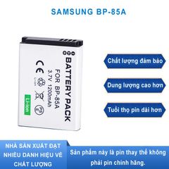 Pin Máy Ảnh Samsung BP-85A - Pin Lithium 3.7V Cho PL210, SH100, SBC-85A, EA-BP85A - Thay Thế Chính Hãng