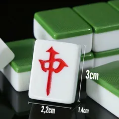 Combo 144 Quân Bài Mạt Chược Size #30 Kèm Phụ Kiện - Cờ Mahjong Chất Liệu Nhựa Melamin, Đồ Chơi Sưu Tầm Giải Trí Thú Vị
