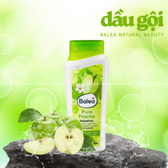 Dầu Gội Balea Pure Frische - Chăm Sóc Tóc Dầu & Khô Ngọn, Vegan, Chiết Xuất Táo Xanh, Làm Sạch Nhẹ Nhàng, Không Silicone