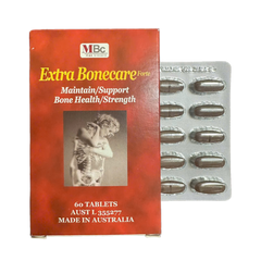 Viên Uống Extra Bonecare Forte Bổ Sung Canxi & Vitamin Hỗ Trợ Xương Chắc Khỏe - Hộp 60 Viên Dành Cho Người Lớn và Trẻ Em