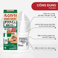 Xịt Xoang Kobayashi Chikunain Nhật Bản - Giải Pháp Hỗ Trợ Hô Hấp Hiệu Quả Nội Địa Cho Mũi Khó Chịu