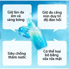 Xịt Chống Nắng Biore UV Aqua SPF50 PA++++ - Xịt Khoáng Nhật Bản Chống Nắng, Dưỡng Da và Sáng Da 60ml