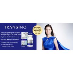 Viên Uống Trắng Da Transino Nhật Bản 90 Viên - Giúp Sáng Da, Mờ Tàn Nhang - Sản Phẩm Chất Lượng Nội Địa Nhật