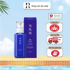 Sữa Dưỡng Trắng Da Kose Sekkisei Medicated Whitening Emulsion 140ml - Giúp Da Sáng Mịn, Dưỡng Ẩm Tối Ưu, Phù Hợp Với Da Nhạy Cảm