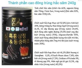 Cao Hắc Sâm Đông Trùng Hạ Thảo Chambarunsam