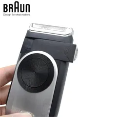 Máy Cạo Râu Điện Mini Braun M60/M90 Nhật Bản - Cạo Gần, Có Thể Giặt, Dành Cho Nam Giới, Tông Đơ Chính Xác