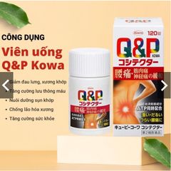 Viên uống Q&P Kowa Nhật Bản - Giảm đau lưng, bổ trợ xương khớp, 60/120 viên - Hàng chính hãng, cải thiện sức khỏe hiệu quả