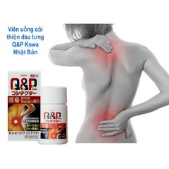 Viên uống Q&P Kowa Nhật Bản - Giảm đau lưng, bổ trợ xương khớp, 60/120 viên - Hàng chính hãng, cải thiện sức khỏe hiệu quả