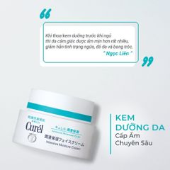 Kem Dưỡng Da Cấp Ẩm Curel Intensive Moisture Care 40g - Kem Dưỡng Da Nhạy Cảm Nhật Bản, Cấp Ẩm Chuyên Sâu, Dưỡng Trắng Da