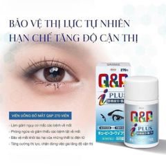 Viên Uống Mắt Q&P Kowa 270 Viên - Bảo Vệ Thị Lực, Giảm Mỏi Mắt, Hỗ Trợ Chăm Sóc Sức Khỏe Đôi Mắt, Sản Phẩm Nội Địa Nhật Bản