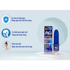 Xịt Xoang Nghẹt Mũi AG Allercut DAIICHI SANKYO 15ml - Giảm Dị Ứng, Thoáng Mũi, Hỗ Trợ Hô Hấp - Sản Phẩm Nội Địa Nhật Bản