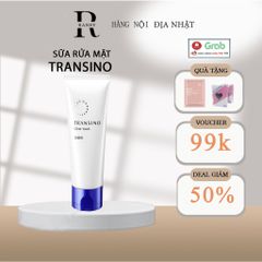 Sữa Rửa Mặt Transino Clear Wash Nhật Bản - Làm Sạch, Mờ Nám, Trắng Da - Sản Phẩm Nội Địa Chất Lượng Cao