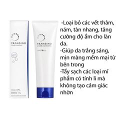 Sữa Rửa Mặt Transino Clear Wash Nhật Bản - Làm Sạch, Mờ Nám, Trắng Da - Sản Phẩm Nội Địa Chất Lượng Cao