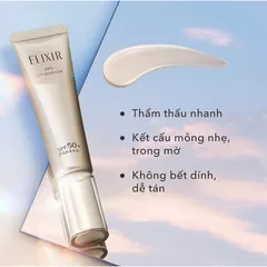 Sữa Chống Nắng Dưỡng Trắng Elixir Daily Brightening UV Protector 35ml - SPF 30 PA+++ Nhật Bản dành cho Da Đẹp, Sáng Mịn