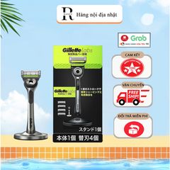 Dao Cạo Râu Gillette Labs 5 Lưỡi Cao Cấp - Hộp Đầu Lưỡi Thay Thế Nhật Bản - Cạo Mịn Màng và Thoải Mái cho Nam Giới