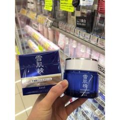 Kem Dưỡng Ẩm Đa Năng Kosé SEKKISEI HERBAL GEL 80g - Mặt Nạ Ngủ 6 Trong 1, Cấp Ẩm và Làm Sáng Da, Xuất Xứ Nhật Bản