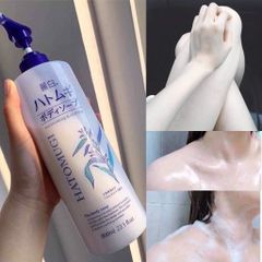 Sữa Tắm Trắng Da Hatomugi 800ml - Giúp Làn Da Sáng Mịn, Chăm Sóc Từ Hạt Ý Dĩ, Sản Phẩm Nội Địa Nhật Bản