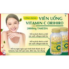 Viên Uống Bổ Sung Vitamin C Takeda 300 Viên - Tăng Cường Sức Đề Kháng, Làm Đẹp Da, Nội Địa Nhật Bản