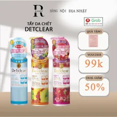 Gel Tẩy Tế Bào Chết Detclear Bright and Peel Nhật Bản 180ml - Hiệu Quả Làm Sạch Da, Giúp Da Trắng Sáng Và Mịn Màng