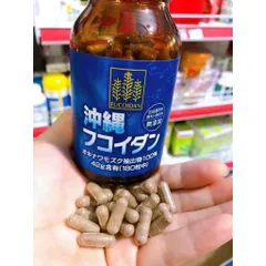 Viên Uống Fucoidan Okinawa 180 Viên - Thực phẩm chức năng hỗ trợ sức khỏe từ Nhật Bản, tăng cường miễn dịch và phục hồi sức khỏe