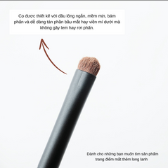 Cọ Đánh Phấn Mắt Ngắn Vacosi E07 - Cọ Trang Điểm Đầu Ngắn Chính Hãng Hàn Quốc, Tiện Lợi và Dễ Sử Dụng