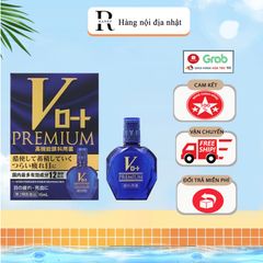 Nước Nhỏ Mắt Cao Cấp Rohto V Premium 15ml - Giúp Khô Mắt, Mệt Mỏi Và Lão Hóa, Xuất Xứ Nhật Bản