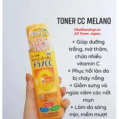 Dung dịch dưỡng trắng da chống thâm nám Melano CC Whitening Lotion 170ml - Giúp làm sáng da và giảm vết thâm hiệu quả từ Nhật Bản