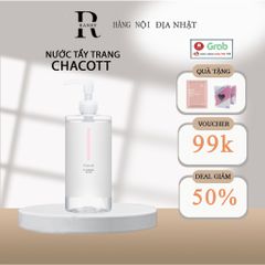 Nước tẩy trang Chacott for Professionals 500ml - Tẩy trang 3 trong 1, tinh chất dưỡng da từ Nhật Bản, phù hợp cho mọi loại da