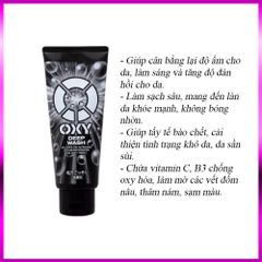 Sữa rửa mặt OXY nam Nhật Bản làm sạch sâu giảm nhờn trong 8h