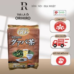 Trà Lá Ổi ORIHIRO Nhật Bản Hỗ Trợ Giảm Cân - Gói 60 Túi Tự Nhiên, Nguyên Chất, Không Tạp Chất