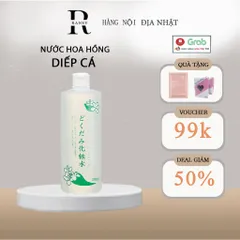 Nước Hoa Hồng Diếp Cá Chinoshio Dokudami 500ml - Lotion Chăm Sóc Da Mặt Nhật Bản Giúp Se Khít Lỗ Chân Lông và Giảm Mụn Da Nhạy Cảm