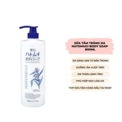 Sữa Tắm Hatomugi 800ml - Dưỡng Ẩm Trắng Da Chiết Xuất Hạt Ý Dĩ - Sản Phẩm Chăm Sóc Da Hiệu Quả Từ Nhật Bản
