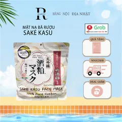 Mặt nạ bã rượu Sake Kasu Face Mask 33 miếng của Nhật Bản