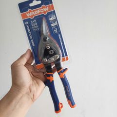 Kéo cắt tôn trái 10 inch WADFOW WAS1410 - Lưỡi thép siêu bền, tay cầm chống trượt, chuyên dụng cắt kim loại tấm, sắc bén và an toàn