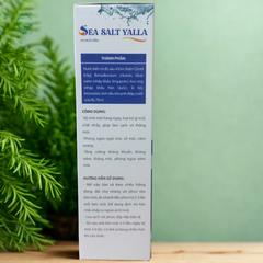 Xịt Muối Biển Sea Salt Yalla - Vệ Sinh Mũi Hàng Ngày, Giải Pháp Thông Thoáng Đường Thở Tự Nhiên Cho Cả Gia Đình
