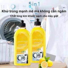 Dung Dịch Vệ Sinh Lồng Máy Giặt Màu Vàng 500ml CK13518 – Giải Quyết Nấm Mốc, Cặn Bẩn, Mùi Hôi Hiệu Quả Cho Máy Giặt Nhà Bạn