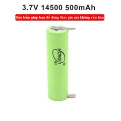Pin Sạc 14500 3.7V 500mAh - Thay Thế Bàn Chải Đánh Răng, Tông Đơ, Máy Cạo Râu, Phụ Kiện Điện Tử Đáng Tin Cậy