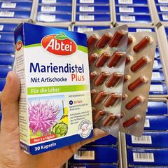 Bổ gan Abtei Mariendistel Plus Mit Artischocke Đức 30 viên