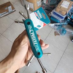 Bộ Chìa Lục Giác Total THFND061 6 Cây Kích Thước 5-12mm - Thép Siêu Bền Tiện Dụng Cho Gia Đình Và Nghề Nghiệp