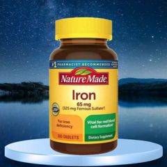 [Bill Costco Mỹ] Viên uống bổ sung sắt của Mỹ - Nature Made Iron 365 viên 293604