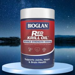 Dầu nhuyễn thể của Úc - Bioglan Red Krill Oil Double Strength 1000mg 60 viên 293629