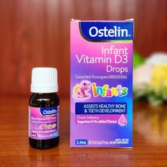 Ostelin Infant Vitamin D3 2.4ml - Vitamin  D3 Cho Trẻ Dưới 6 Tháng Tuổi. 293630