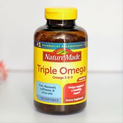 Viên Uống Bổ Sung Omega 369 của Mỹ - Triple Omega 369 Nature Made 150 viên. 293643