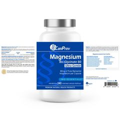 CanPrev Magnesium Biglycinate 80mg Ultra Gentle - Hỗ trợ chức năng cơ bắp và sức khỏe xương, giảm stress hiệu quả