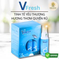 Combo 6 Xịt Khử Mùi Vfresh Organic - Ngăn Mùi Khó Chịu, Hương Unisex Dịu Nhẹ, Lành Tính Cho Da Nhạy Cảm, Tiết Kiệm 20%