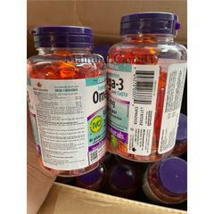 Dầu Cá Đỏ Omega 3 CoQ10 Triple Strength 900mg - Hỗ Trợ Sức Khỏe Tim Mạch và Tăng Cường Năng Lượng Webber Natural