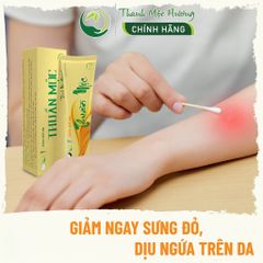 Kem Bôi Da Thuần Mộc 16gr - Dưỡng Ẩm, Làm Dịu Da - Giảm Bong Tróc Hăm Da Chàm Sữa Chính Hãng Thanh Mộc Hương