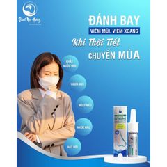 Dung Dịch Nhỏ Mũi Và Xịt Mũi Họng, viêm xoang Thanh Mộc Hương Dr Hương 18ml