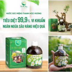Nước Súc Miệng Thanh Mộc Hương Giúp Ngừa Sâu Răng, Hôi Miệng, Chảy Máu Chân Răng Chai 500ml